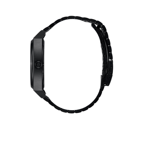 Nixon Time Teller Solar - All Black / White - Streetart.fr